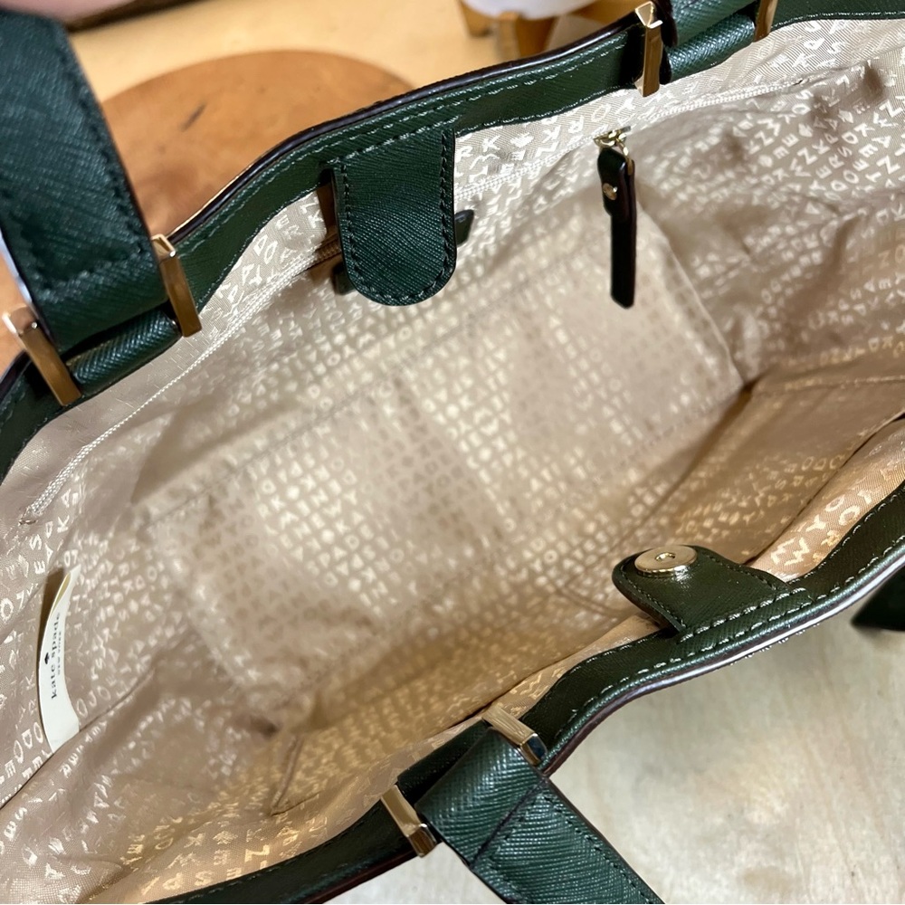 Kate Spade | Newbury Lane Green Tote Bag - Picture 7 of 15